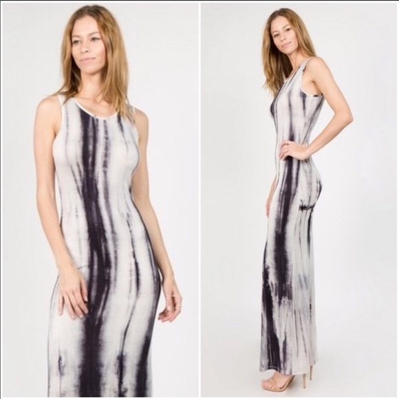 Tie Dye Maxi Dress - Picture 2 of 4